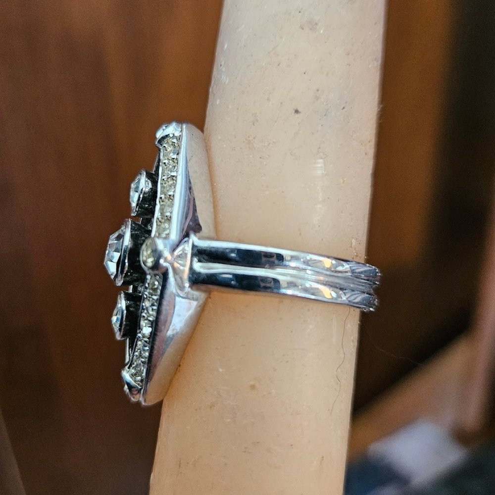 Silver cocktail ring - Picture 2 of 2